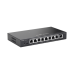 Switch Administrable 8 Puertos PoE+ 802.3af/at Gigabit, gestión gratuita desde la nube, 120w