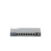 Switch Administrable 8 Puertos PoE+ 802.3af/at Gigabit, gestión gratuita desde la nube, 120w