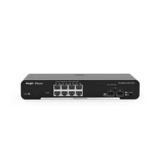 Switch Administrable PoE Capa 2, con 8 puertos Gigabit PoE 802.3af/at + 2 SFP para fibra 1Gb, gestión gratuita desde la nube, 125w Switch Administrable PoE Capa 2, con 8 puertos Gigabit PoE 802.3af/at + 2 SFP para fibra 1Gb, gestión gratuita desde la nube, 125w
