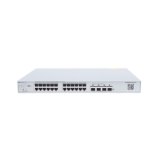 Switch Administrable PoE Capa 2+ Plus, con 24 puertos Gigabit PoE 802.3af/at + 4 SFP+ para fibra 10Gb, gestión gratuita desde la nube, 370w Switch Administrable PoE Capa 2+ Plus, con 24 puertos Gigabit PoE 802.3af/at + 4 SFP+ para fibra 10Gb, gestión gratuita desde la nube, 370w
