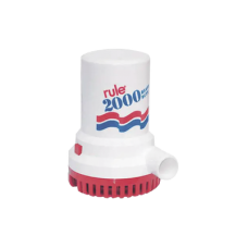 Bomba sumergible de achique de 2000 galones por hora a 24 Volts de corriente directa. Bomba sumergible de achique de 2000 galones por hora a 24 Volts de corriente directa.