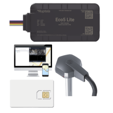 Rastreador Vehicular y Monitoreo de Flota / BLE 5.0 y GNSS / LTE CAT1 y LTE-M con Respaldo 2G / GNSS U-blox / MiKado IP54 / -20 °C a +40 °C / Acelerómetro de 3 Ejes / Suministro 9-32 V / Batería Interna