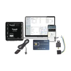 Kit de Localizador Vehicular 2G y 4G/ Rastreo / Conducción eficiente / Deteccion de Jammer / Registro de conductores + Relay + Botón de pánico + EPCOMGPSMENSUAL  + MICSIM25GPS  + datos por 1 año