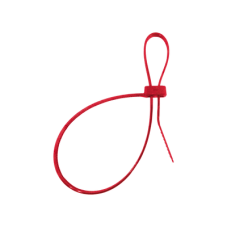 Cincho Plastico de doble lazo para sujetar cable de detección lineal de temperatura, paquete con 100 piezas