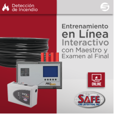 Certificación Virtual de Detección por Aspiración  y Lineal de Temperatura SAFE