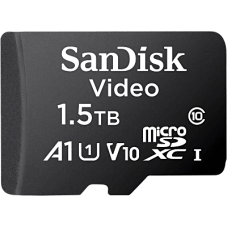 Memoria microSD SanDisk 1.5TB (1500 GB) / Alta Resistencia / Videovigilancia / Clase 10