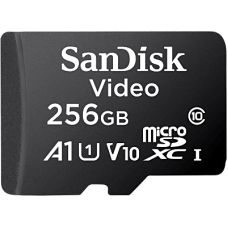 Memoria microSD SanDisk 256GB / Alta Resistencia / Videovigilancia / Clase 10