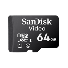 Sandisk Video Ultra SDXC UHS-I/Class 10 MSD SDSDQAS4-064G-BP