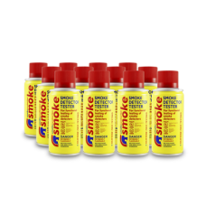 Caja de 72 latas de humo sintético en aerosol para probar detectores de humo en uso manual o en dispensadores SOLO-330/SOLO-332