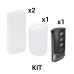 KIT Básico Sensores Inalámbricos - Incluye 2 Contactos Magnéticos, 1 PIR y 1 Llavero - Compatibles con Paneles DSC 433 MHz