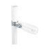 Aislador de Paso o Esquina Blanco con Abrazadera / 33-38 mm / Resina Virgen 100% / Anti-Arqueo / Tubería de Malla Ciclónica