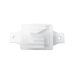 Aislador de Paso Blanco reforzado para cercos eléctricos, resistente al clima extremoso