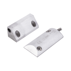 Contacto Magnético para Piso, Salida Dual NC/NA, GAP 65mm, Cubierta de Aluminio con 55cm de Cable Blindado