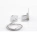 Contacto Magnético para Piso Uso Rudo / GAP 75 mm (3 in) / Cable Blindado 55 cm / Placa de Montaje en L / 12 VCC