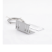 Contacto Magnético para Piso Uso Rudo / GAP 75 mm (3 in) / Cable Blindado 55 cm / Placa de Montaje en L / 12 VCC