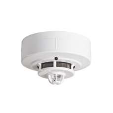 Detector de humo fotoeléctrico con detector de temperatura, conexion a 2 hilos