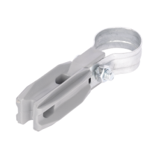 Aislador de paso o esquina de color GRIS con abrazadera incluida de 1 Pulgada para uso en poste cerco eléctrico Aislador de paso o esquina de color GRIS con abrazadera incluida de 1 Pulgada para uso en poste cerco eléctrico