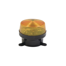 Mini estrobo color Amber con montaje de pestaña.