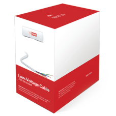 Cable de Cobre Industrial, 6 conductores calibre 22 de color blanco, para aplicaciones de alarmas / Control de acceso / Automatización / Intercoms y TV porteros, Bobina de 152.5 Metros.