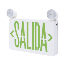 Letrero de Emergencia LED DUAL de SALIDA con Luz de Emergencia/Montaje Universal (pared, lateral o Techo)/Batería de Respaldo Incluida Letrero de Emergencia LED DUAL de SALIDA con Luz de Emergencia/Montaje Universal (pared, lateral o Techo)/Batería de Respaldo Incluida