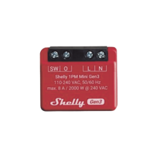 Mini Interruptor inteligente con Wi-Fi, medición de consumo, 1 canal 8A, compatible con asistentes de voz Alexa y GoogleHome