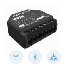 Apagador inteligente Wifi 2.4 / 2 canales  Para apagador doble / 10A por canal / Compatible con asistentes de voz
