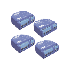 Kit de 4 / Relevador inalámbrico inteligente 16A, 110-230 V, compatible con asistente de voz Alexa, Google Home