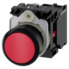 Botón 3SU11000AB201CA0 Sirius 22mm, Color Rojo, Incluye soporte y contacto Normalmente Cerrado. Botón 3SU11000AB201CA0 Sirius 22mm, Color Rojo, Incluye soporte y contacto Normalmente Cerrado.