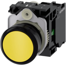 Botón 3SU11000AB301BA0 Sirius 22mm, Color Amarillo, Incluye soporte y contacto Normalmente Abierto. Botón 3SU11000AB301BA0 Sirius 22mm, Color Amarillo, Incluye soporte y contacto Normalmente Abierto.