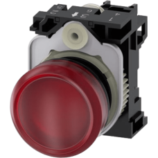 Lampara de señalización plástica con led color Roja, 110Vca Lampara de señalización plástica con led color Roja, 110Vca