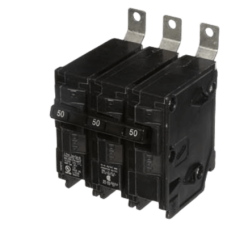 Interruptor automático atornillable tipo BL 3 polos, 50 amp.