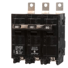 Interruptor automático atornillable tipo BL 3 polos, 60 amp.