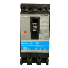 Interruptor Termomagnético ED6 600V 3X100A, Sin zapatas principales.