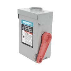 Interruptor de Seguridad GNF221RA, 240Vca, 2 polos, 30 Amp, sin portafusibles, Nema 3R. Interruptor de Seguridad GNF221RA, 240Vca, 2 polos, 30 Amp, sin portafusibles, Nema 3R.