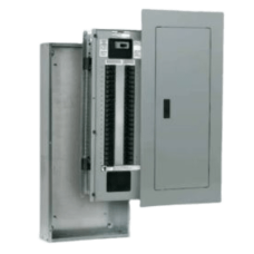 Tablero de alumbrado P1, 18 circuitos, Barras en aluminio 250 AMP, Frente de sobreponer, Sin zapatas principales. Tablero de alumbrado P1, 18 circuitos, Barras en aluminio 250 AMP, Frente de sobreponer, Sin zapatas principales.