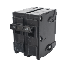 Interruptor automático enchufable tipo QP 2 polos, 20 amp