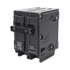 Interruptor automático enchufable tipo QP 2 polos, 70 amp