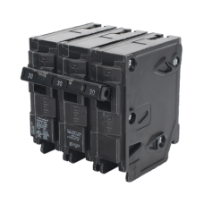 Interruptor automático enchufable tipo QP 3 polos, 30 amp