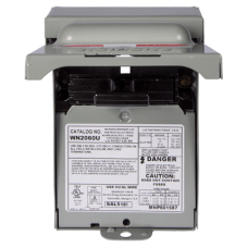 Interruptor de seguridad 2x60Amp. Nema 3R, Sin Portafusible Interruptor de seguridad 2x60Amp. Nema 3R, Sin Portafusible