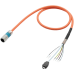 Cable Motor MOTION CONNECT 500 / SPEED-CONNECT M17 / 4x0.75 + 4x0.2 + 2x0.5C / PVC Orange RAL 2003 / 5.0 m / UL758 CSA / Para Aplicaciones Dinámicas
