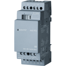 Módulo de Expansión LOGO! AM2 RTD / 2 Entradas Analógicas Pt100/1000 / Alimentación 12-24V DC / IP20 / -20°C a +55°C / Aprobaciones Internacionales