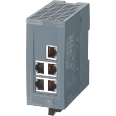 Switch Industrial Ethernet SCALANCE XB005 / 5 Puertos 10/100 Mbit/s / No Gestionado / IP20 / 24V AC/DC / Montaje DIN Rail / PROFINET Clase A / PRP / ATEX IECEx ULhazloc