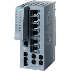 Switch Industrial SCALANCE XC206-2 / 6x 100 Mbit/s RJ45 / 2x 100 Mbit/s ST-BFOC / Redundancia de Alimentación / PROFINET IO / IEC 62443-4-2 / -40°C a +70°C