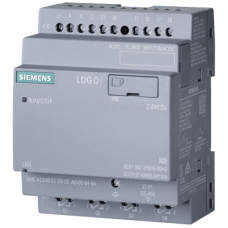 Módulo Lógico Programable LOGO! 230RCEo / 115-230 V AC/DC / 8 DI / 4 DO Relé / Ethernet / Servidor Web / Memoria 400 Bloques / Ampliación Modular / Certificaciones UL FM