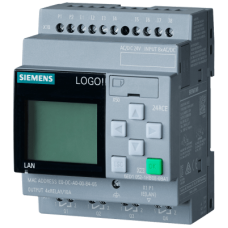 Módulo Lógico LOGO! 24RCE / Display FA/E/S / 24 V AC/DC / 8 DI / 4 DO Relé / Ethernet / Servidor Web / 400 Bloques Memoria / Ampliación Modular / Cloud MQTT