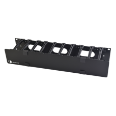 Organizador de Cable Horizontal RouteIT, Sencillo, Para Rack de 19in, 4in de profundidad, 2UR Organizador de Cable Horizontal RouteIT, Sencillo, Para Rack de 19in, 4in de profundidad, 2UR