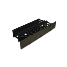 Organizador de Cable Horizontal RS3, Doble, Para Rack de 19in, 4in de profundidad, 2UR Organizador de Cable Horizontal RS3, Doble, Para Rack de 19in, 4in de profundidad, 2UR