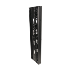 Organizador RouteIT Vertical Doble de 45UR, Fabricado en Acero Laminado en Frío 16AWG, 6in (152mm) de Ancho Organizador RouteIT Vertical Doble de 45UR, Fabricado en Acero Laminado en Frío 16AWG, 6in (152mm) de Ancho