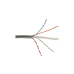 Bobina de Cable UTP Cat6, 23 AWG de 4 Pares, Alto Desempeño, PVC (CMR), 305 Metros (1000 Pies) Reelex (Color: Gris)