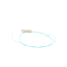 Pigtail de Fibra Óptica LC Simplex, Multimodo OM3 XGLO 50/125, OFNR, Color Aqua, 1 Metro (3.28 Pies)